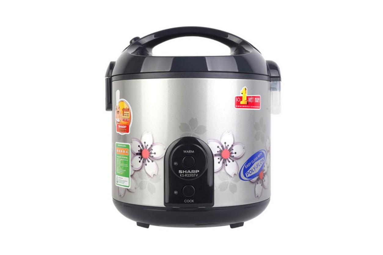 Tổng quan Nồi cơm điện Sharp KS-R231STV/SS 2,2 lít