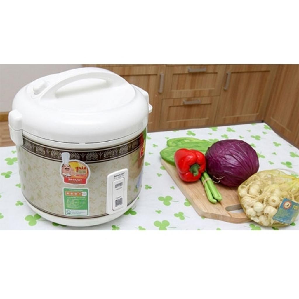 Tổng quan Nồi cơm điện Sharp nắp gài KS-N18ETV 1.8 lít