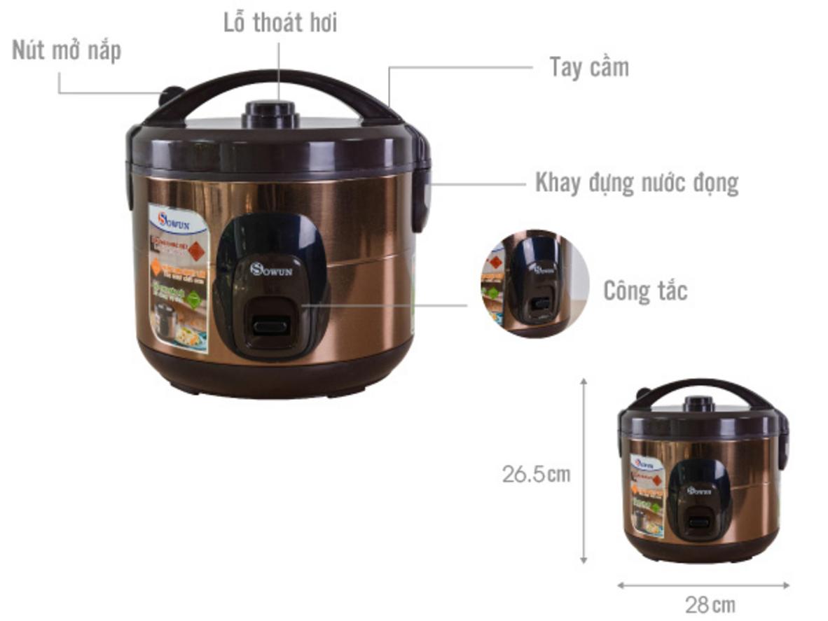 Van hơi thông minh và nắp phụ ngăn tụ nước
