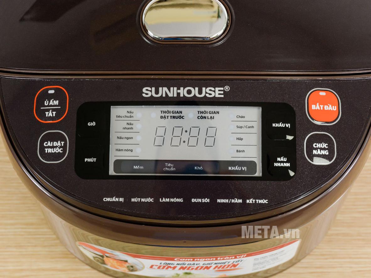 Tổng quan Nồi cơm điện tử 1.5 lít Sunhouse SHD8905C
