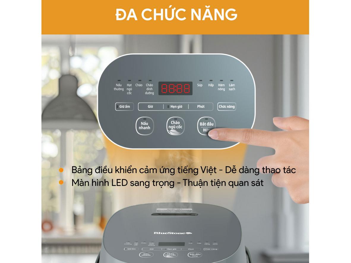 Tổng quan Nồi cơm điện tử BlueStone RCB-5947