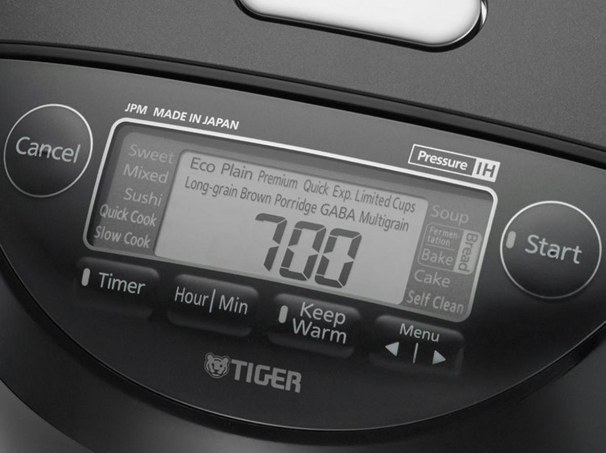 Tổng quan Nồi cơm điện tử cao tần áp suất 5 trong 1 Tiger JPM-H18V (1.8 lít)
