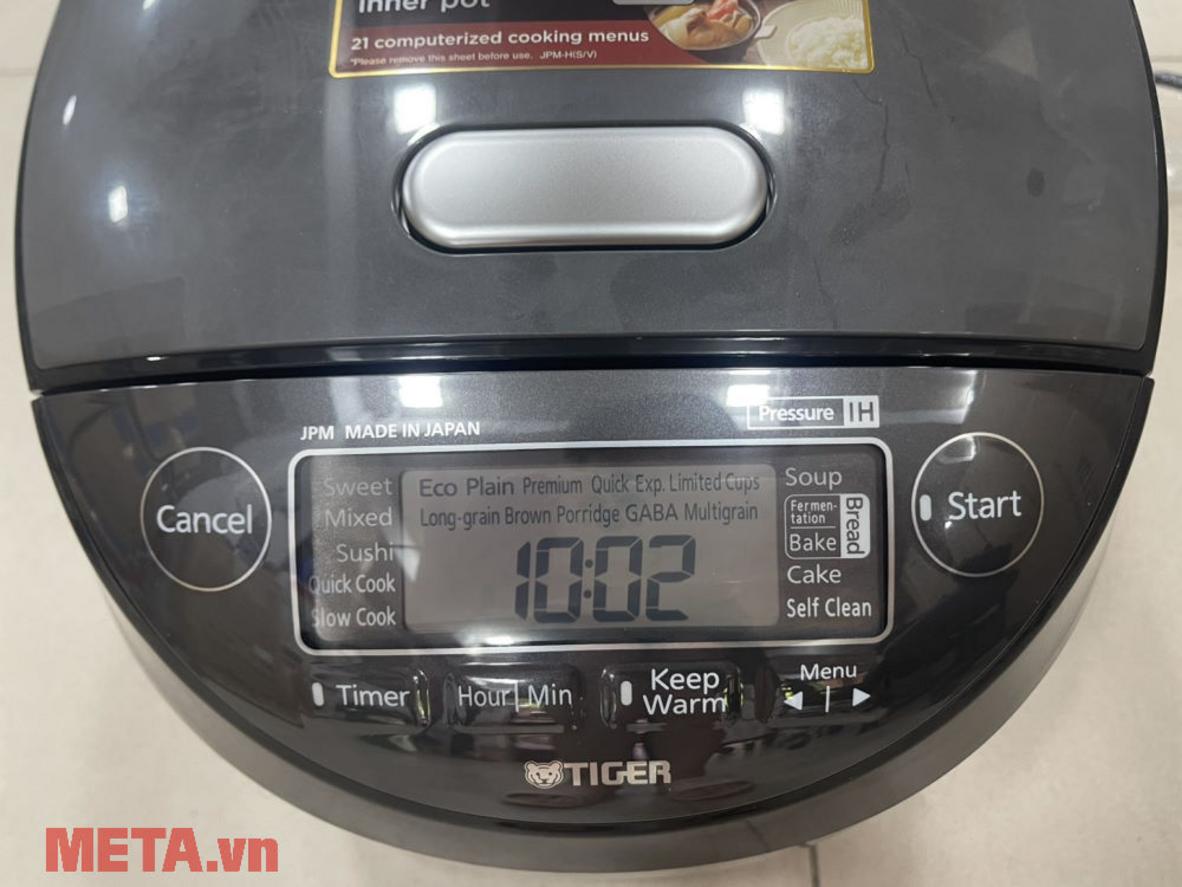 Tổng quan Nồi cơm điện tử cao tần áp suất 5 trong 1 Tiger JPM-H18V (1.8 lít)