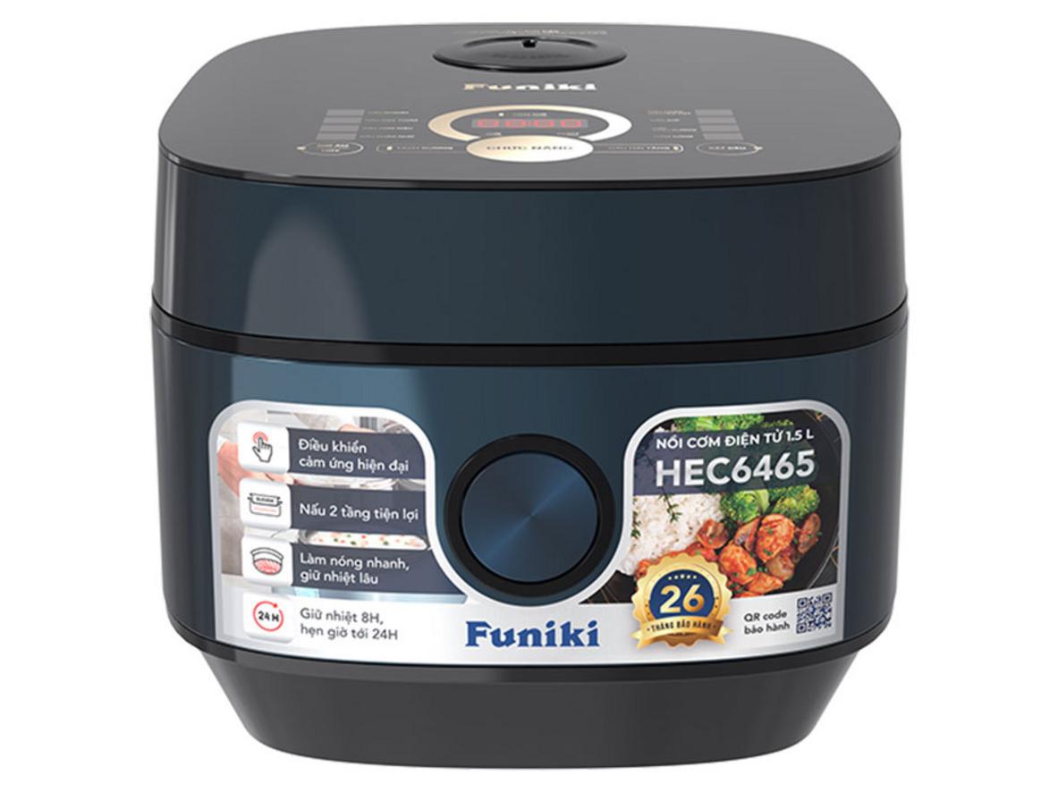 Tổng quan Nồi cơm điện tử Funiki HEC6465 (1.5L)