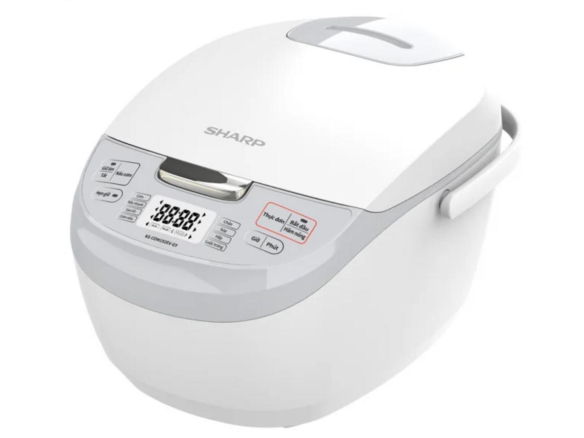 Tổng quan Nồi cơm điện tử Sharp 1.8 lít KS-COM192EV-GY