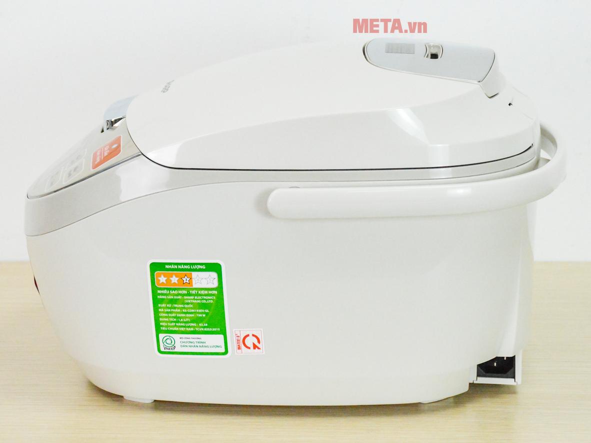 Tổng quan Nồi cơm điện tử Sharp 1.8 lít KS-COM193EV-GL