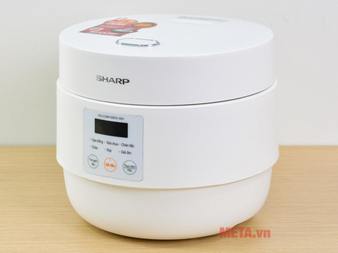 Tổng quan Nồi cơm điện tử Sharp KS-COM100DV (1 lít)