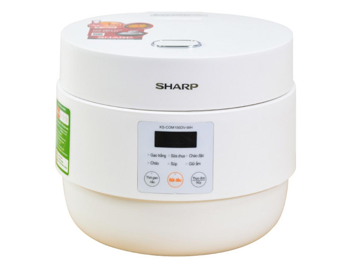 Tổng quan Nồi cơm điện tử Sharp KS-COM100DV (1 lít)