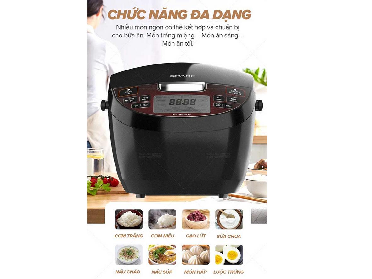 Hẹn giờ lên đến 24 giờ và bảng điều khiển tiếng Việt