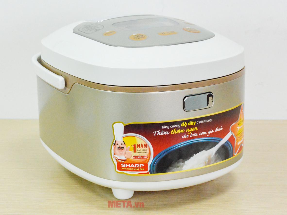 Tổng quan Nồi cơm điện tử Sharp KS-TH18-GL 1.8 lít