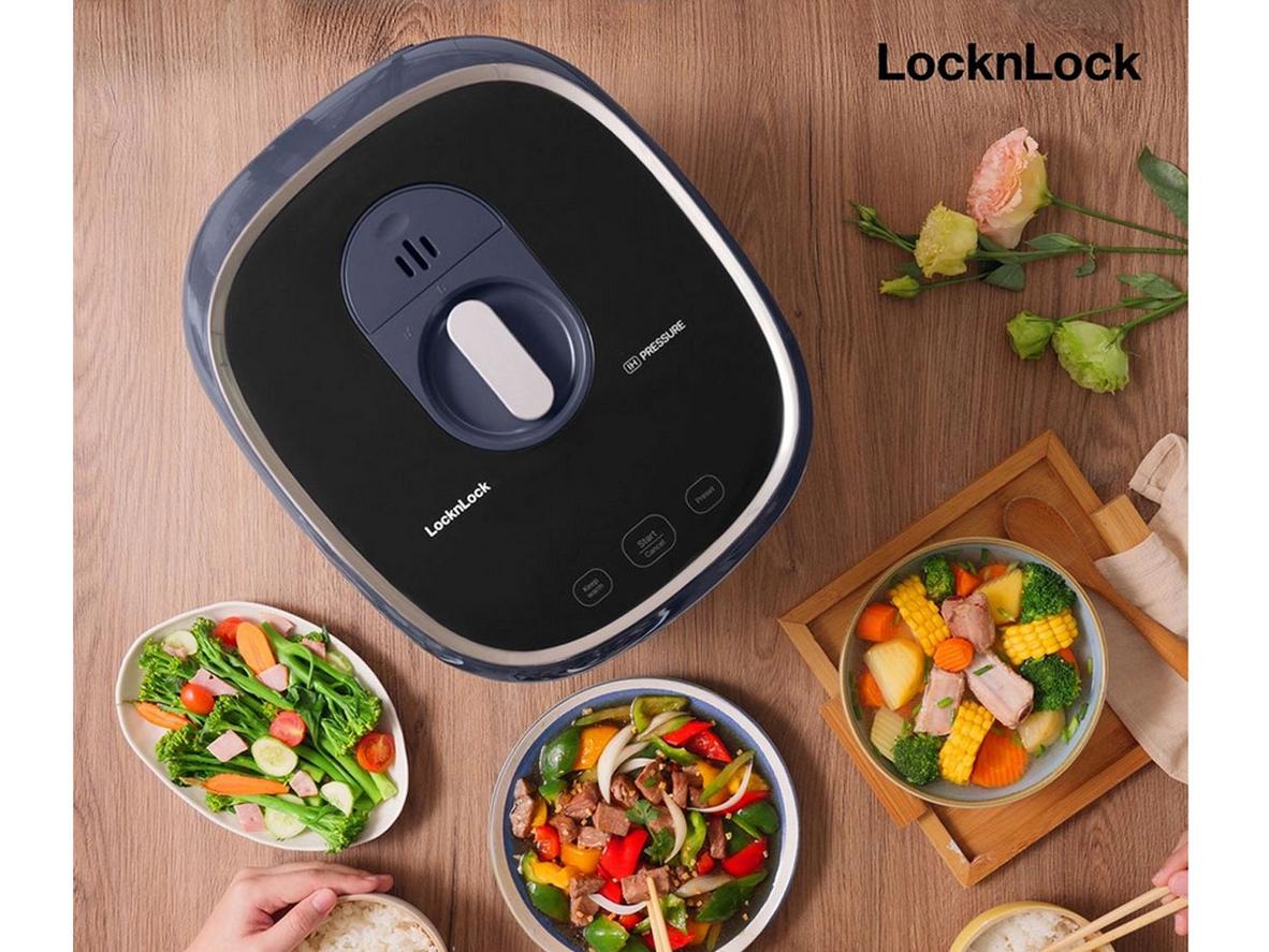 IH + Áp suất: Cơm chín đều, dẻo thơm
