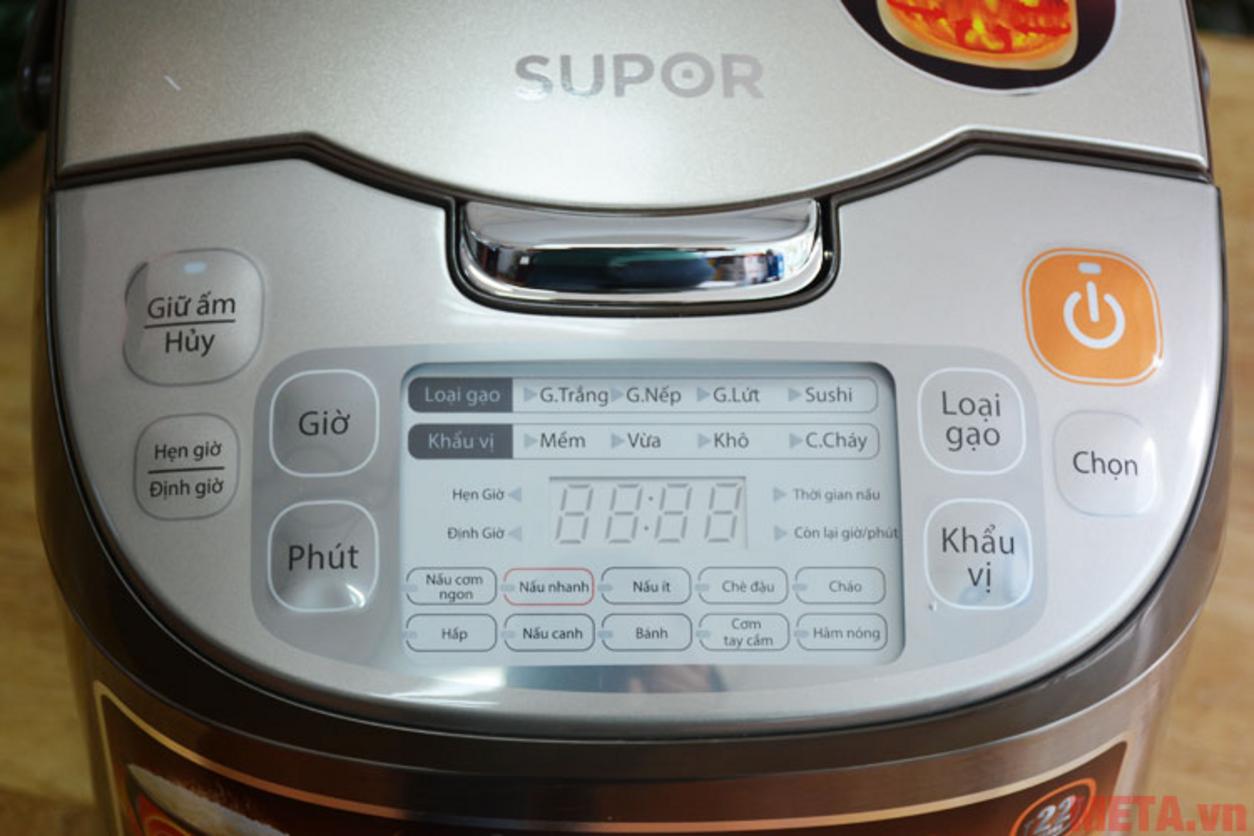 Tổng quan Nồi cơm niêu điện tử cao tần Supor 1.8 lít CFXB50HC12VN-120