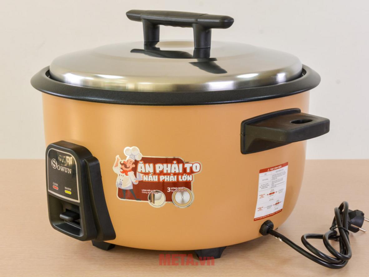 Mâm nhiệt 3 vòng giúp nấu nhanh và đều - Sowun SW 6921