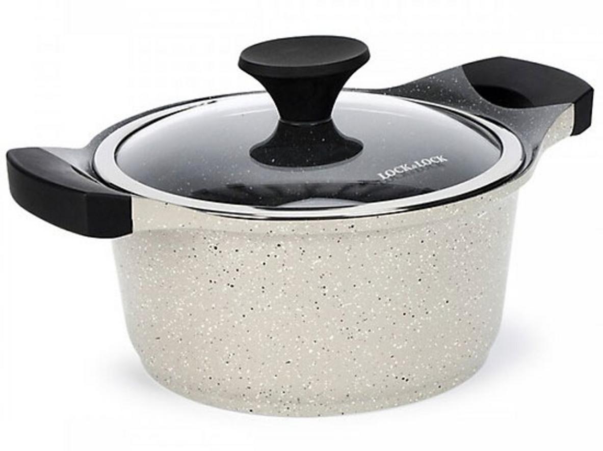 Tổng quan Nồi giả đá chống dính Lock&Lock Stone 24cm LCA6244D-IH