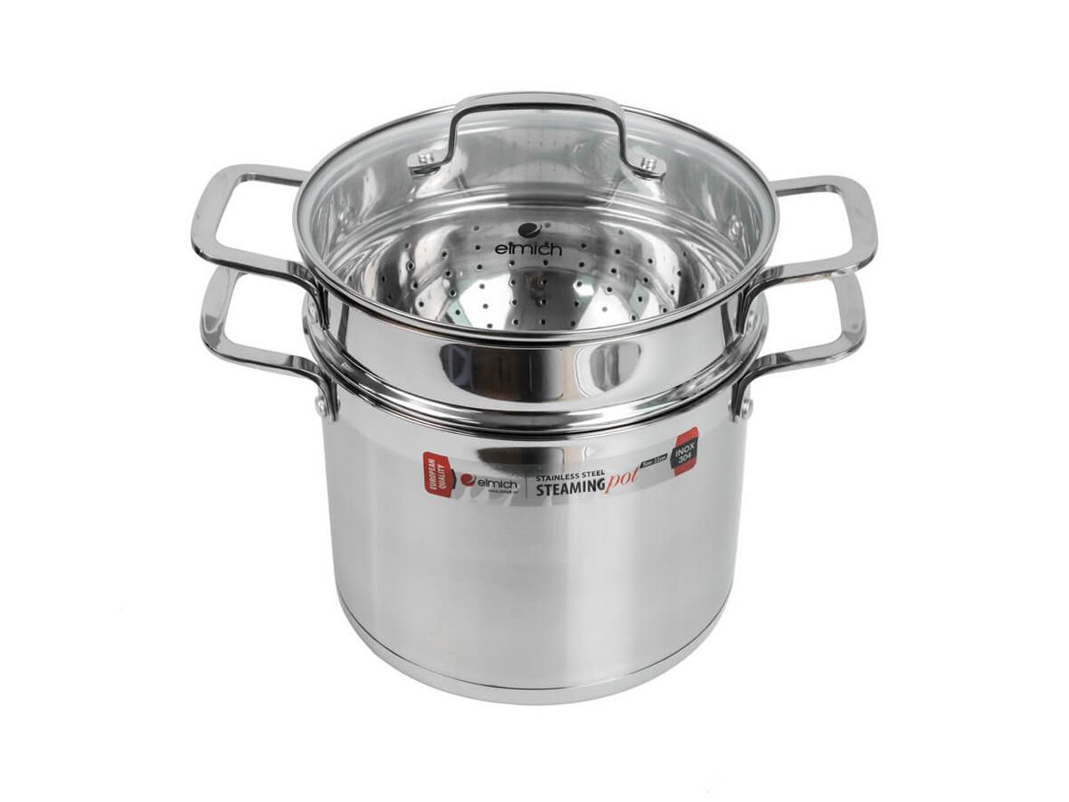 Tổng quan Nồi hấp inox 304 Elmich EL3360 22cm