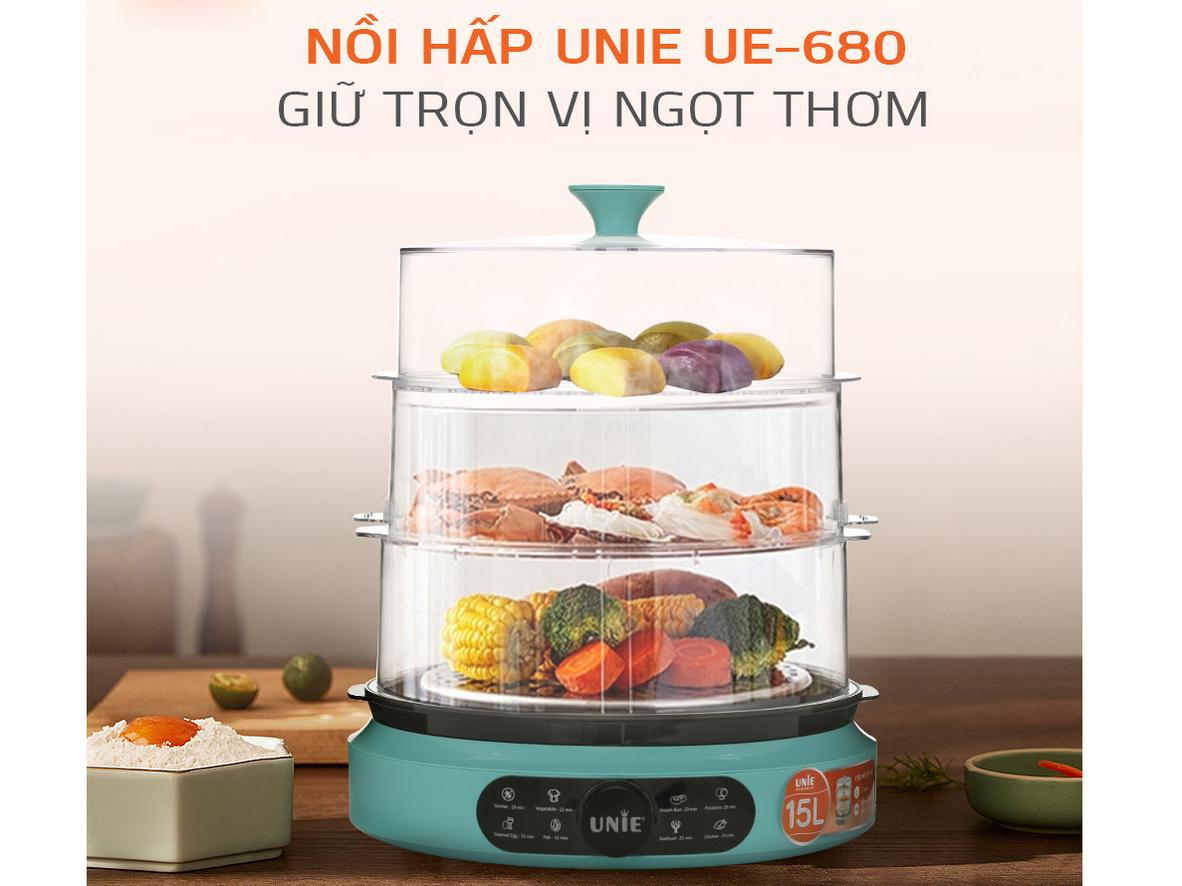 3 tầng tháo rời — nấu nhiều món cùng lúc
