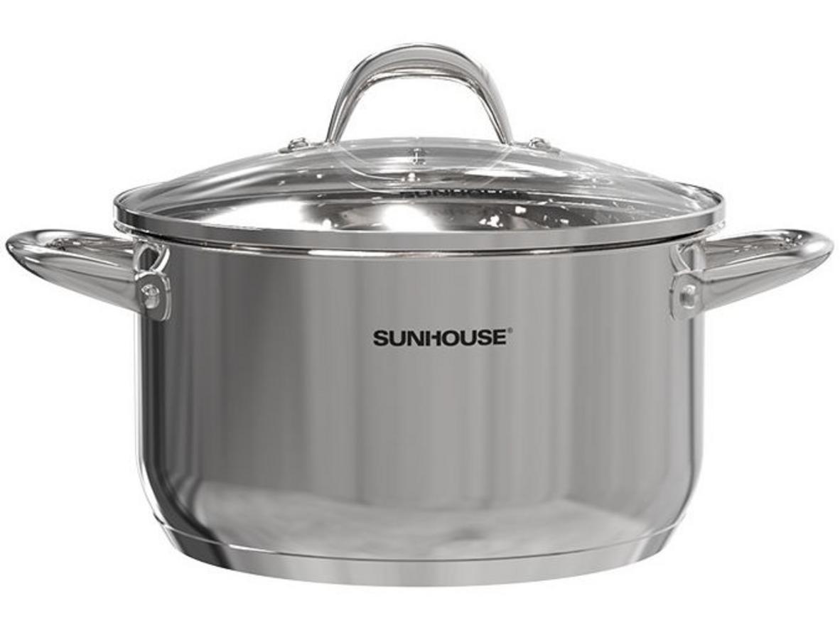 Tổng quan Nồi inox 3 đáy Sunhouse SHG301-16