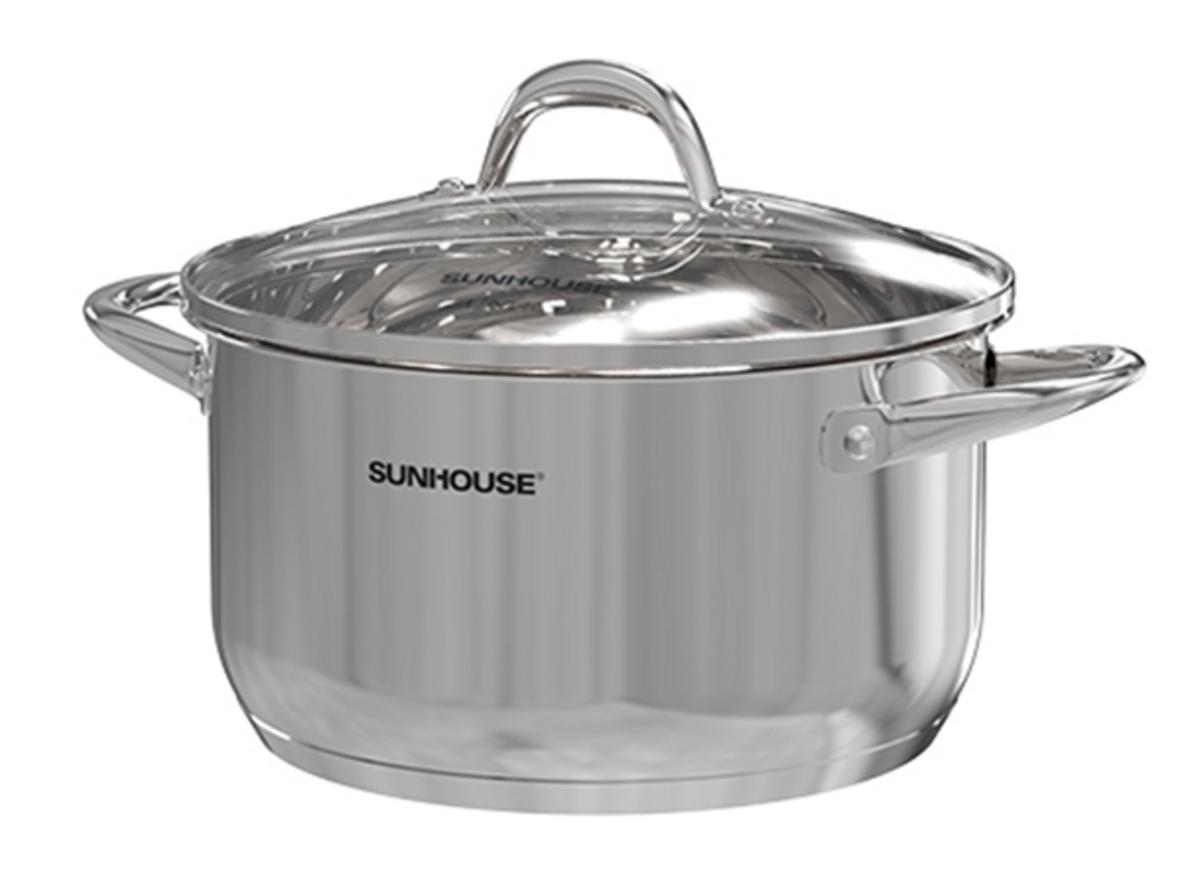 Tổng quan Nồi inox 3 đáy Sunhouse SHG301-26 - 26cm