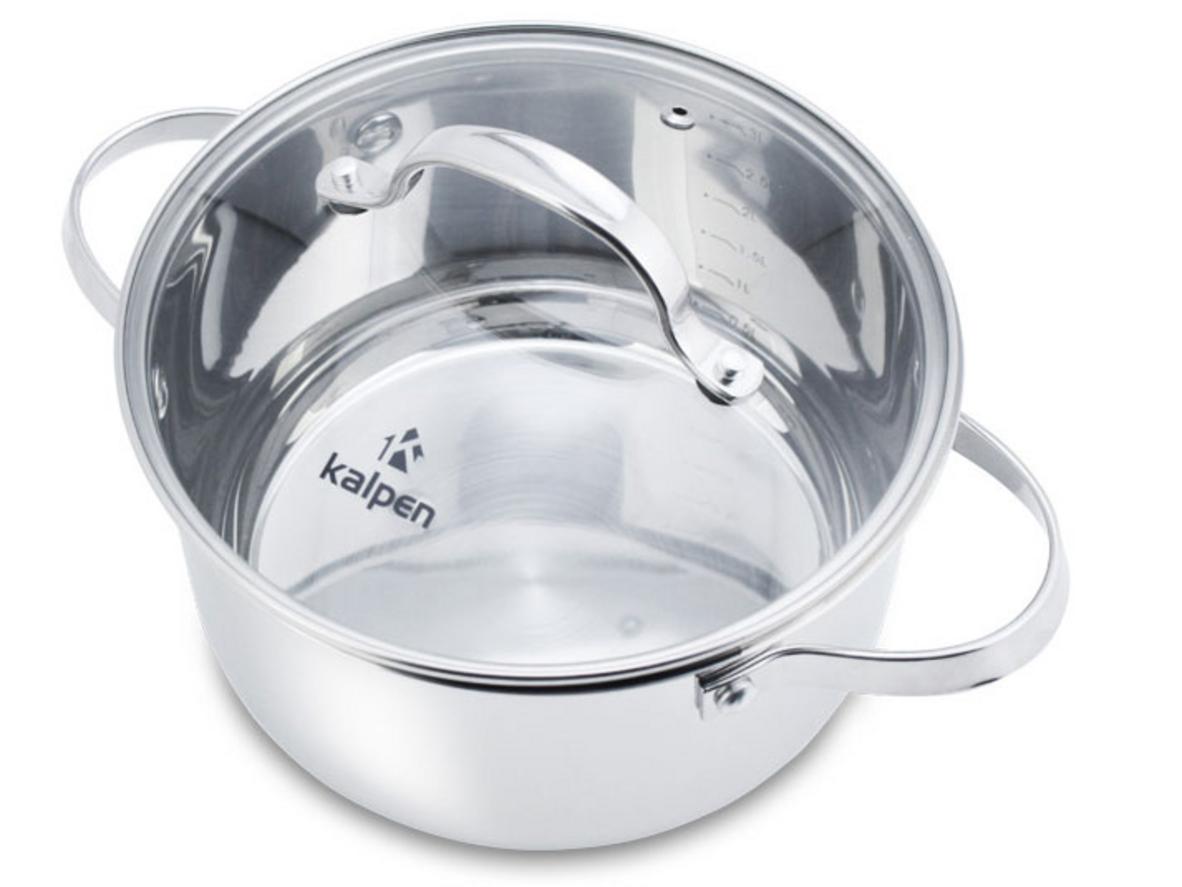Tổng quan Nồi Inox 304 cao cấp 5 đáy Kalpen Lermat L24