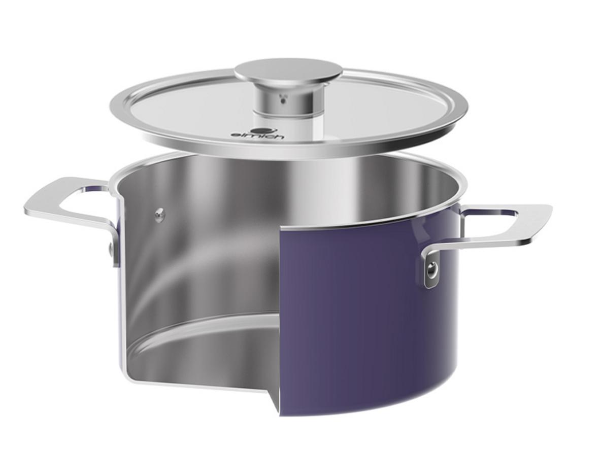 Tổng quan Nồi inox liền khối Elmich Hera EL-8183 size 22cm