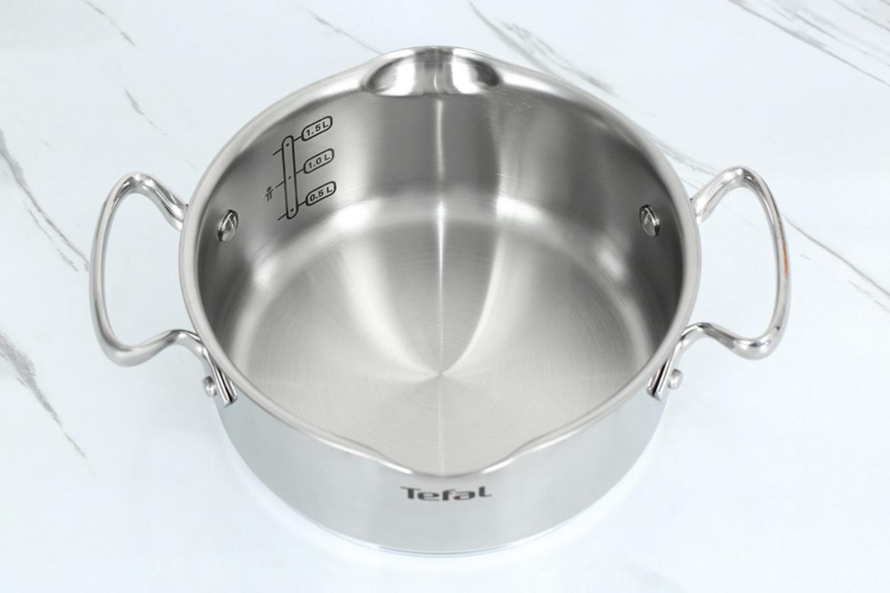 Tổng quan Nồi inox nắp kính 18cm Tefal Duetto Plus G7194355 / G7194356