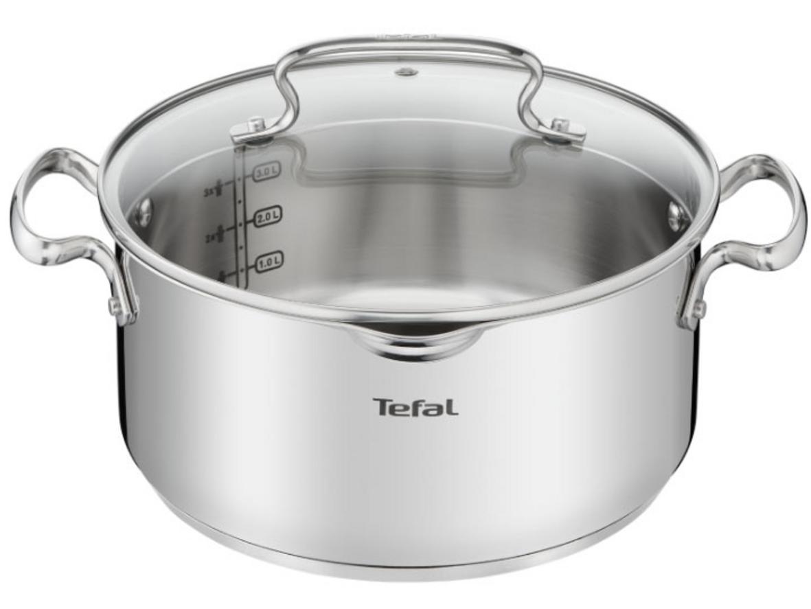 Tổng quan Nồi inox nắp kính 20cm Tefal Duetto Plus G7194455