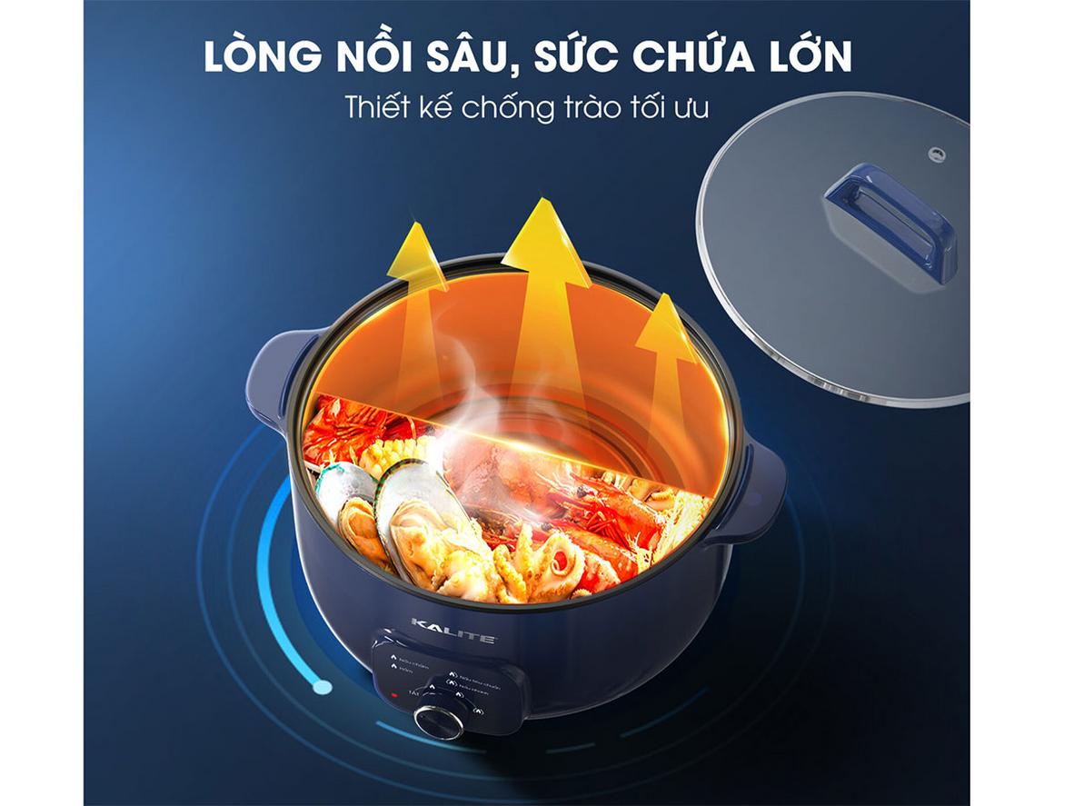 Tổng quan Nồi lẩu đa năng Kalite KL568 - 6 lít