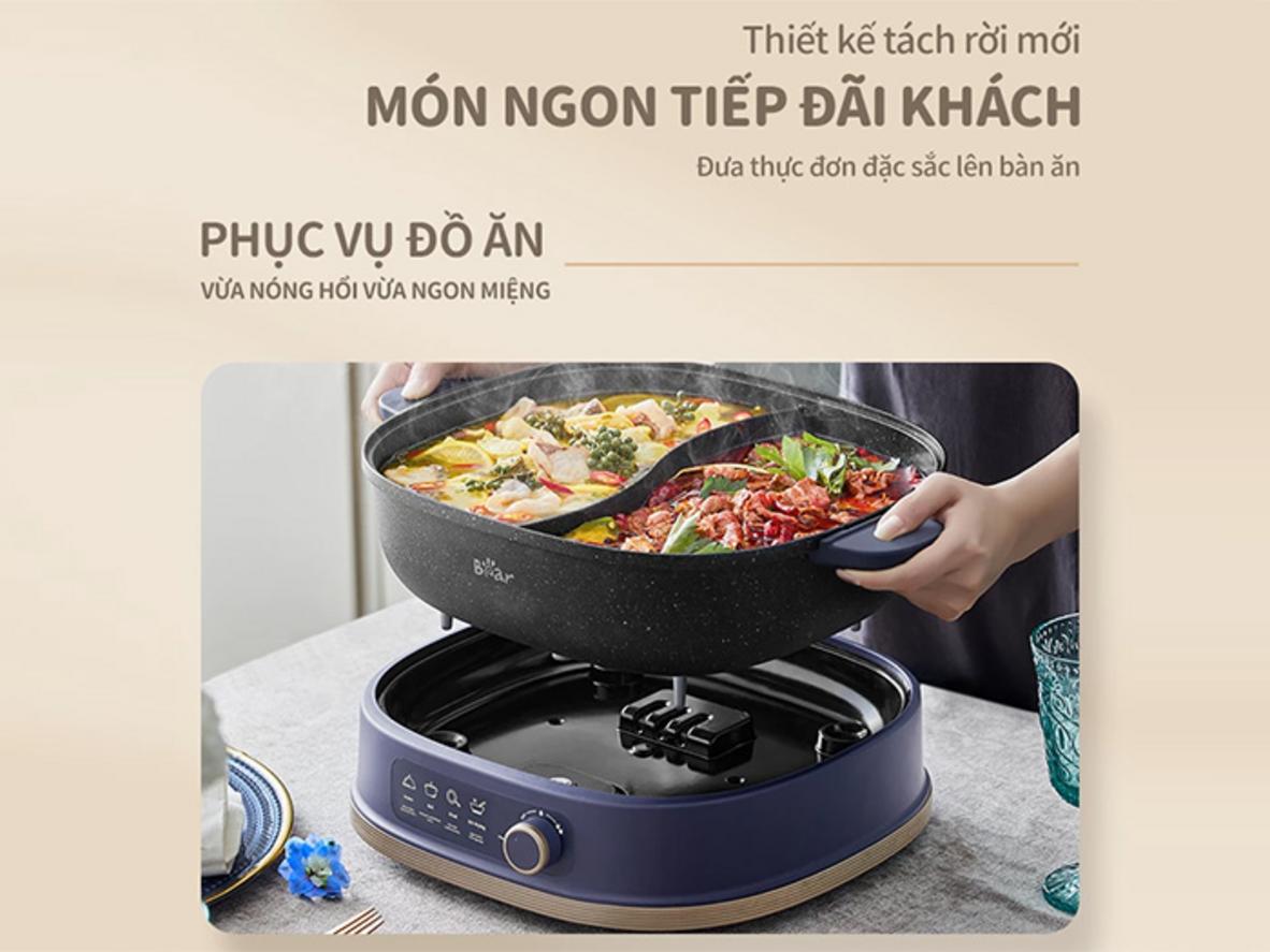 Công suất 1600W — sôi nhanh ~8 phút