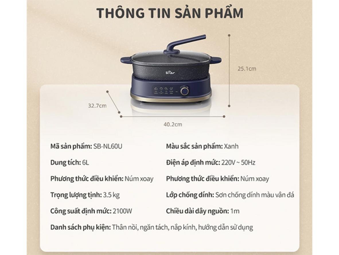 4 chế độ đáp ứng đa dạng món ăn