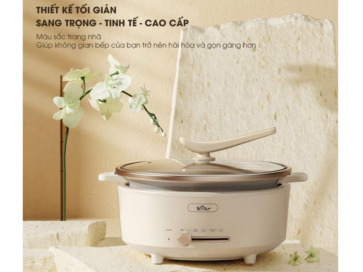 Tổng quan Nồi lẩu điện Bear SB-NL05F 5 lít