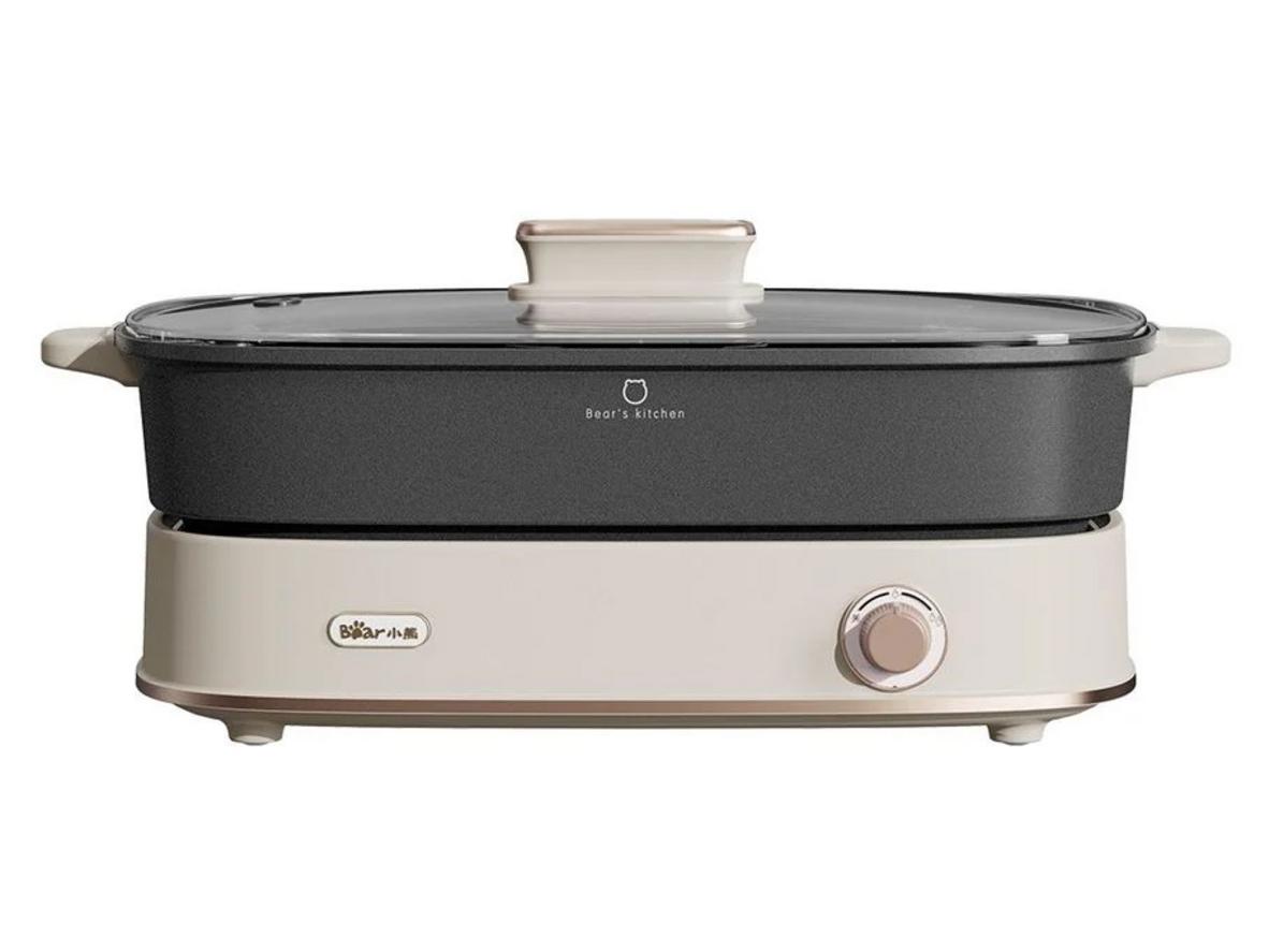 Tổng quan Nồi lẩu hai ngăn Bear DHG-D65A1