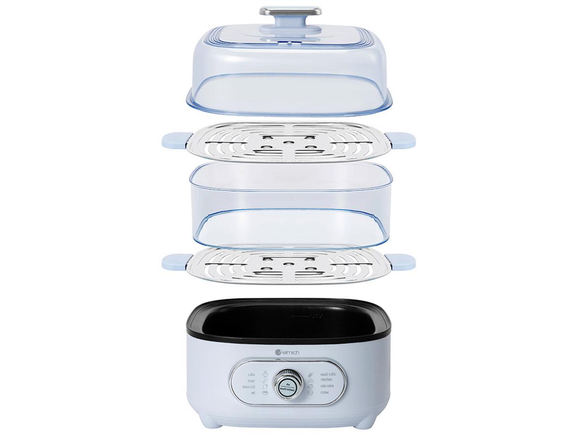 Lòng nồi inox phủ chống dính và tính năng an toàn