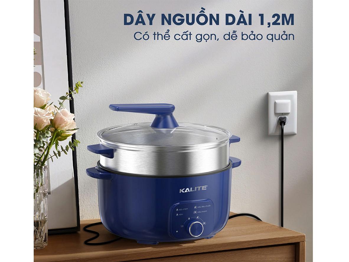 Lòng nồi phủ chống dính 2 lớp & tính năng tự ngắt