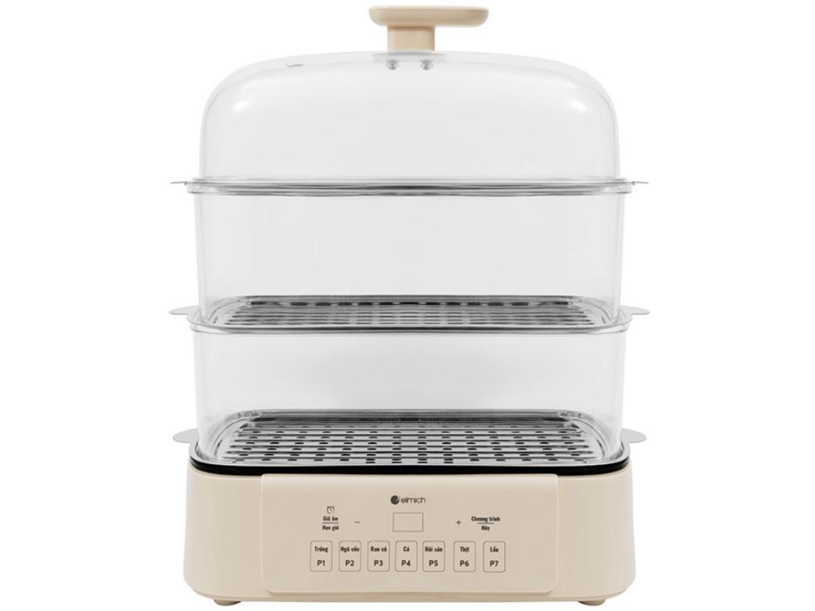 Tổng quan Nồi lẩu hấp điện 3 tầng Elmich STE-0299