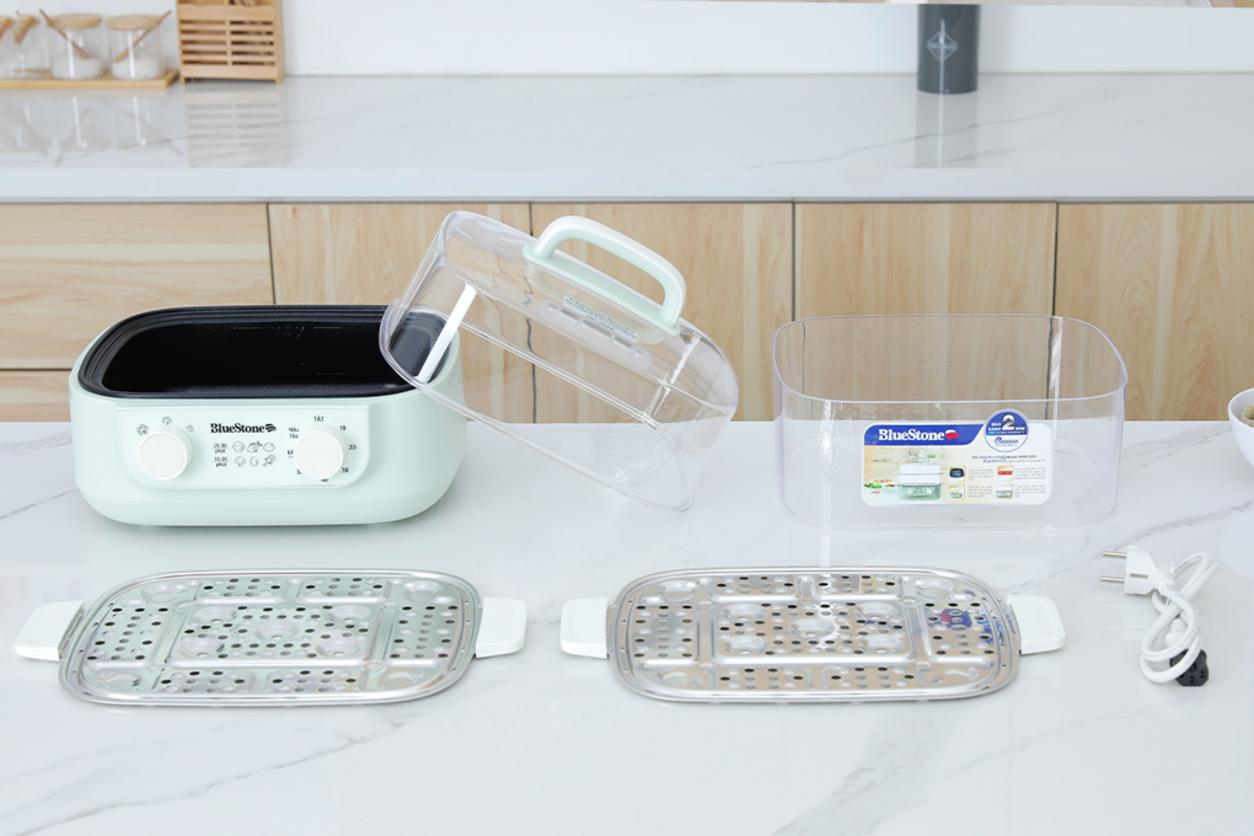 Tổng quan Nồi lẩu hấp điện đa năng BlueStone MPB-7235