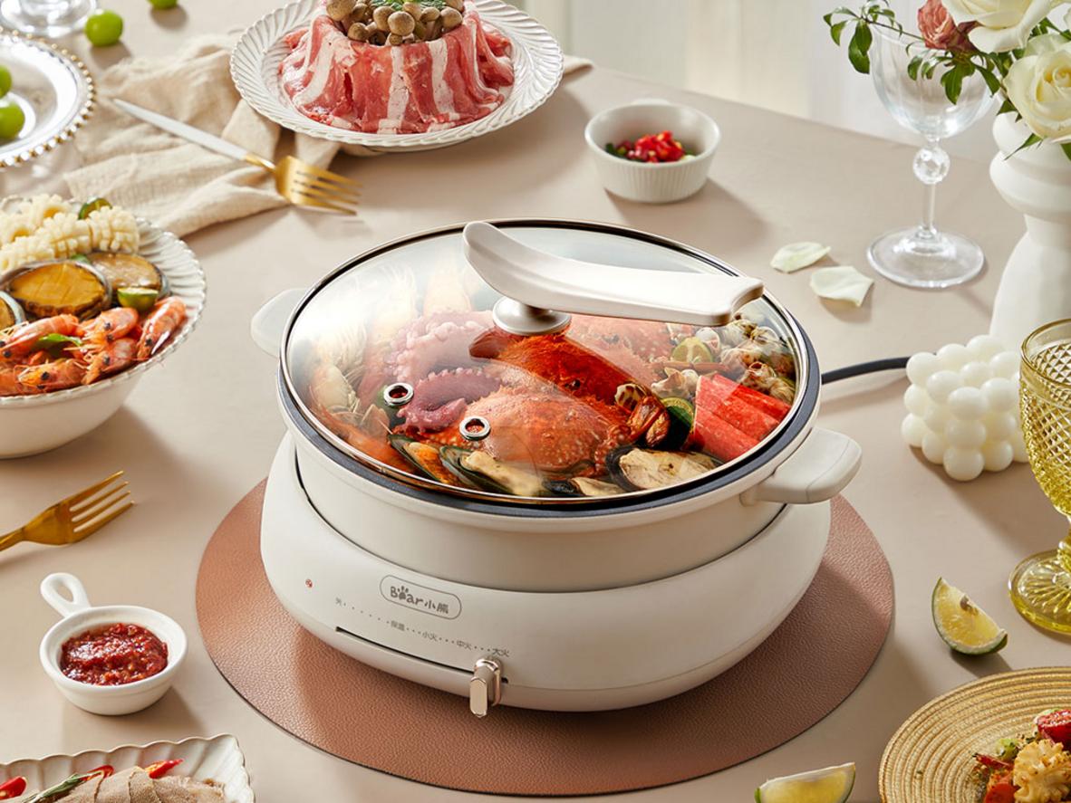 Tổng quan Nồi lẩu nướng đa năng Bear DHG-C40W2