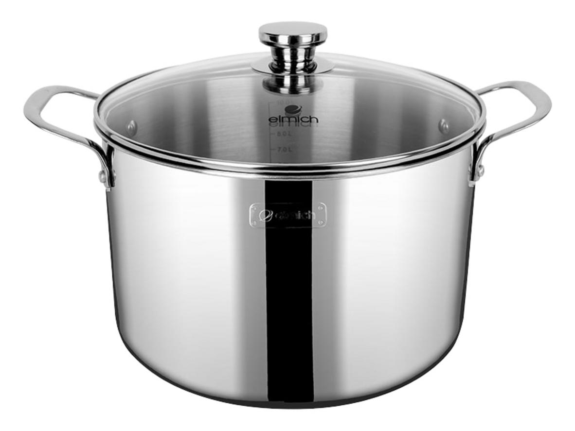 Tổng quan Nồi luộc gà inox 3 lớp đáy liền Elmich Trimax Classic 2410OL