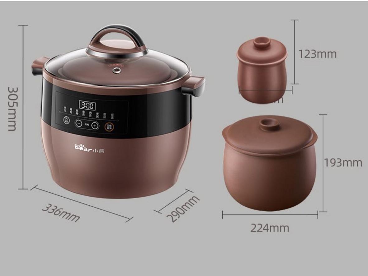 Tổng quan Nồi nấu chậm Bear DDZ-B45Z1 (4,5 lít)