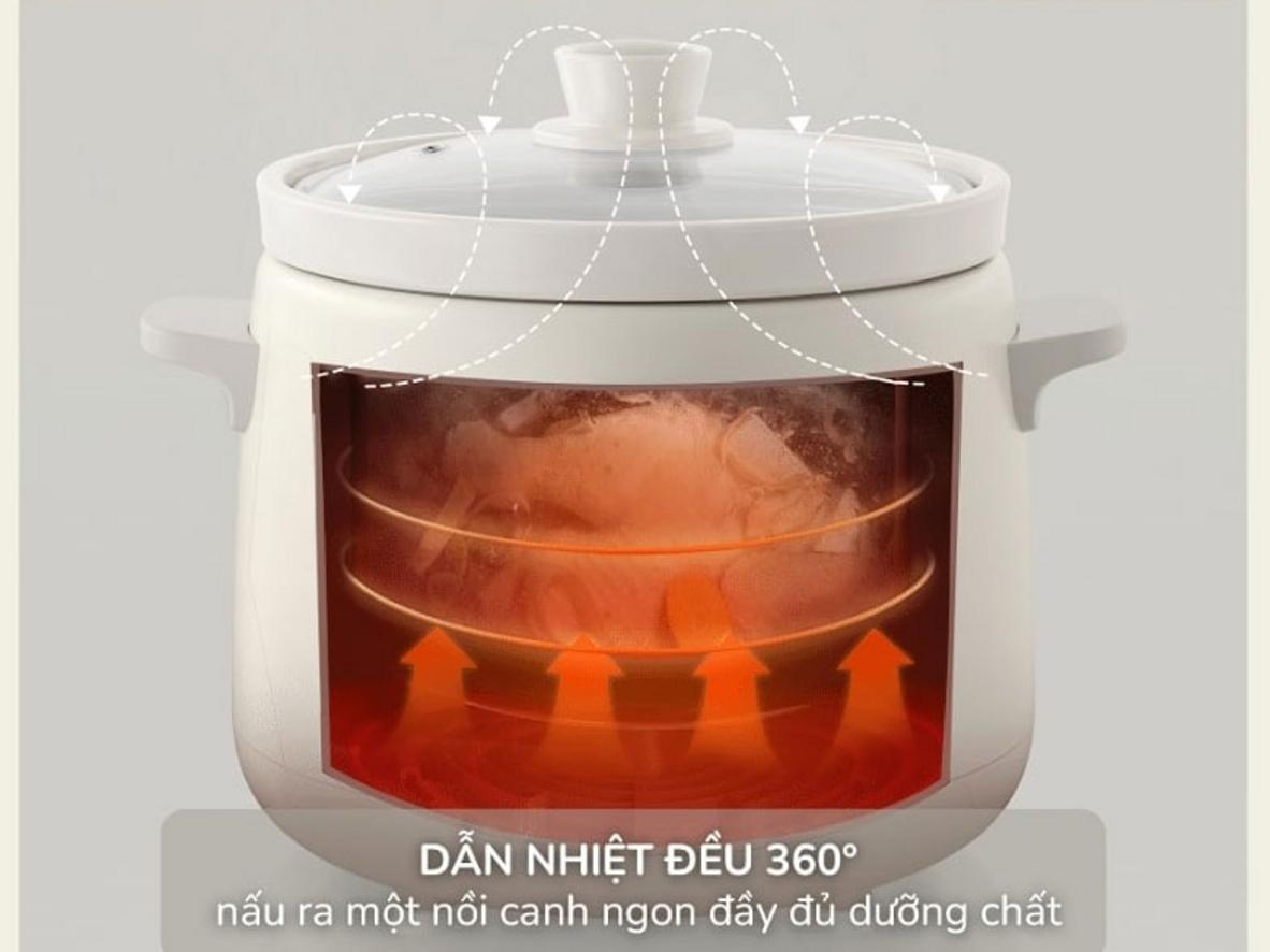 Tổng quan Nồi nấu chậm Bear SB-NNC15 (1.5 lít)
