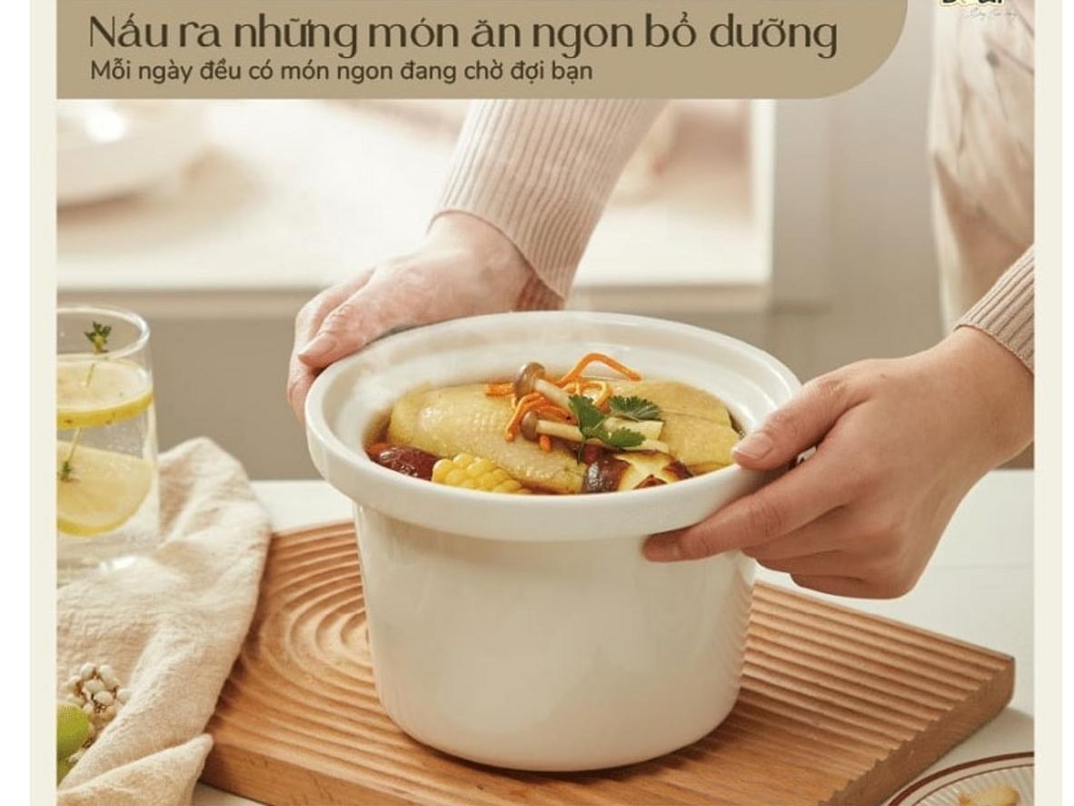 Lõi nồi sứ giữ vị và dinh dưỡng