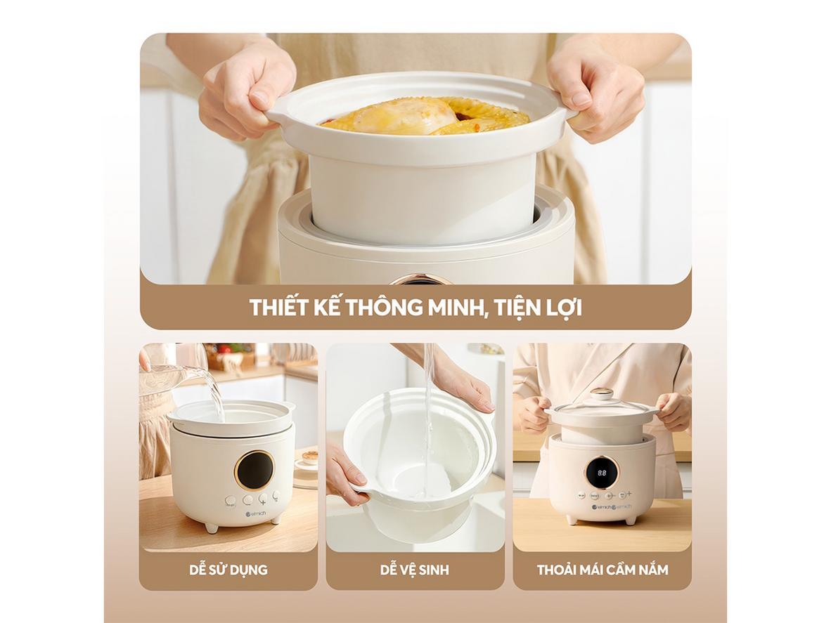 Công nghệ gia nhiệt 360° giữ dưỡng chất.