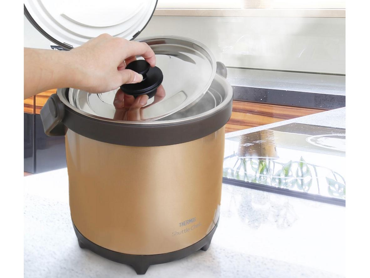 Tổng quan Nồi ủ Thermos TCRA-4500 GL 4.5 lít màu gold