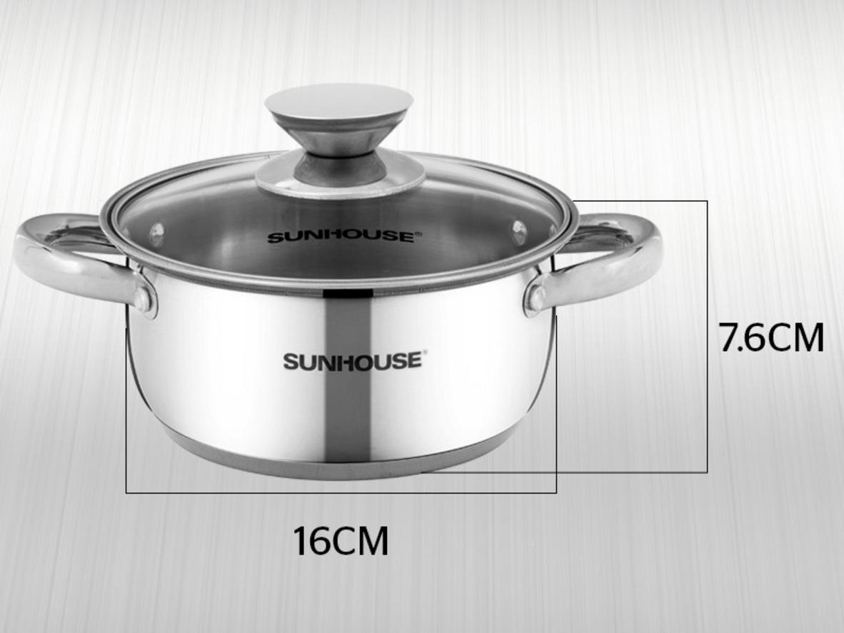 Cận cảnh đáy 3 lớp của nồi