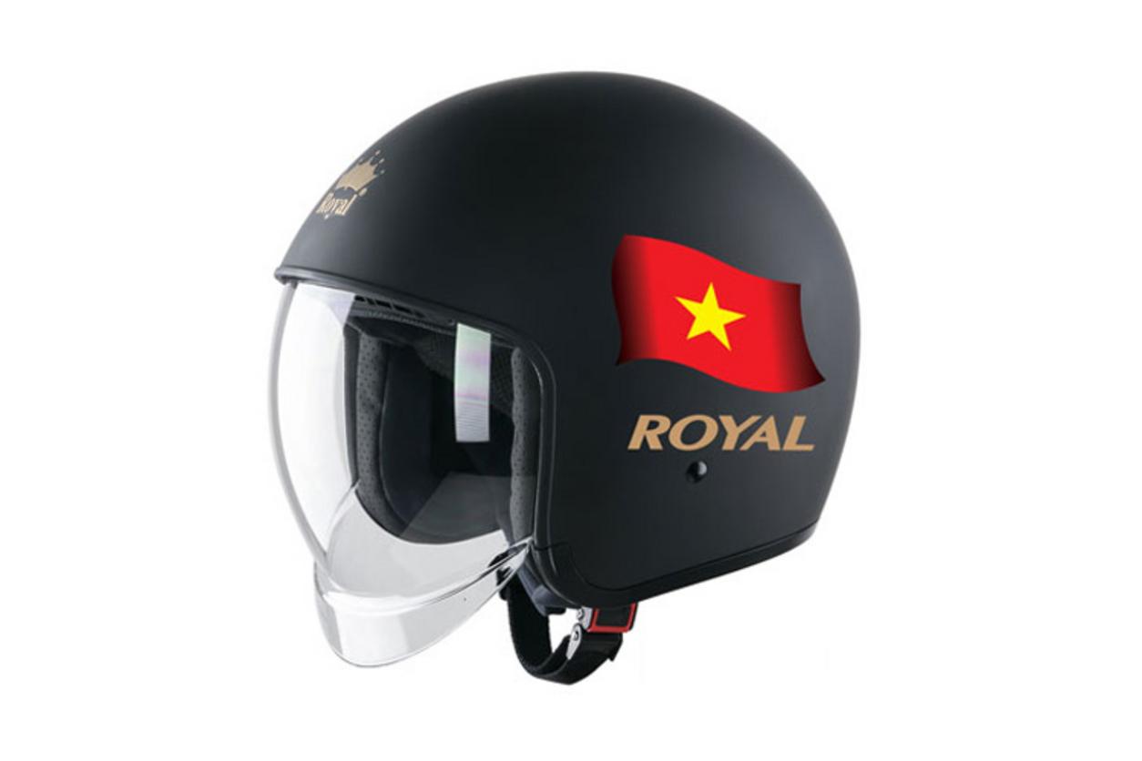 Tổng quan Nón bảo hiểm 3/4 đầu Royal Helmet M139 (kính âm)