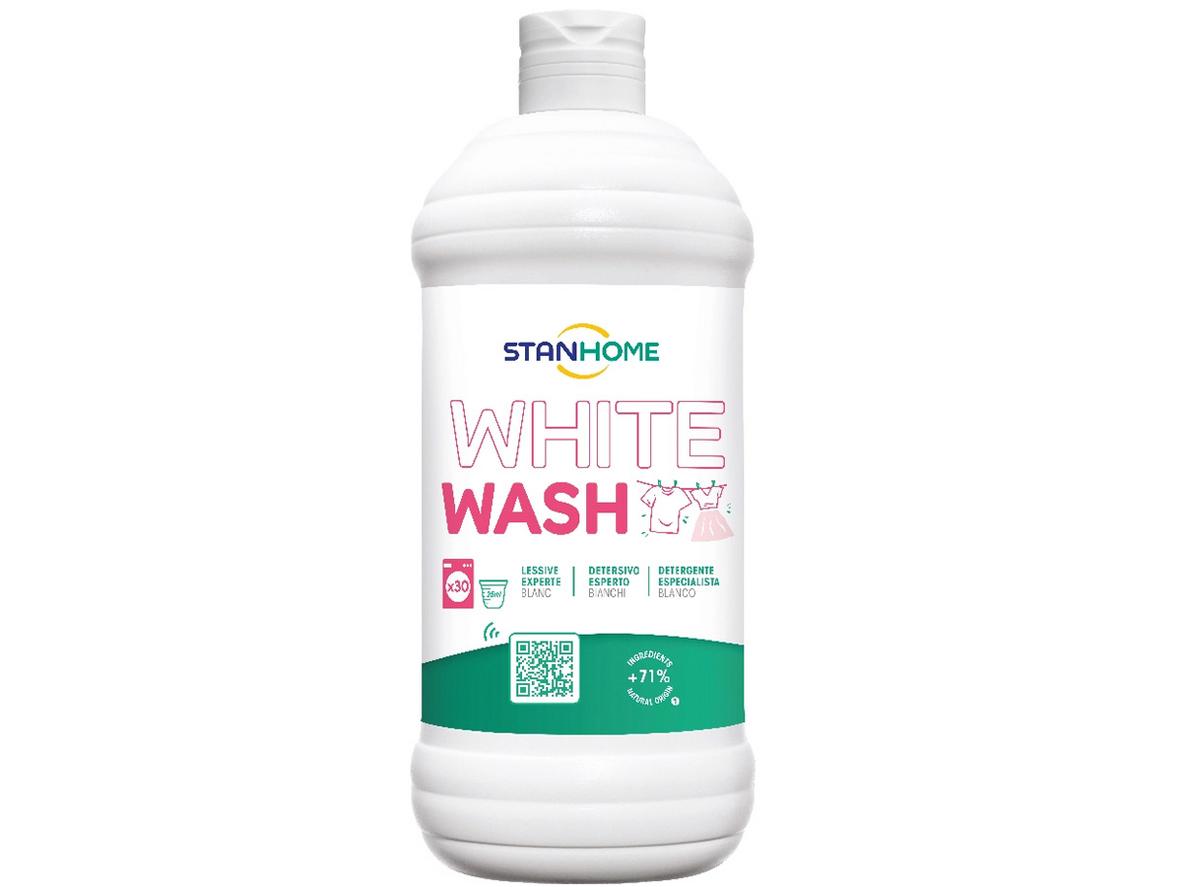 Tổng quan Nước giặt đậm đặc chuyên dụng cho quần áo trắng Stanhome White Wash 750ml