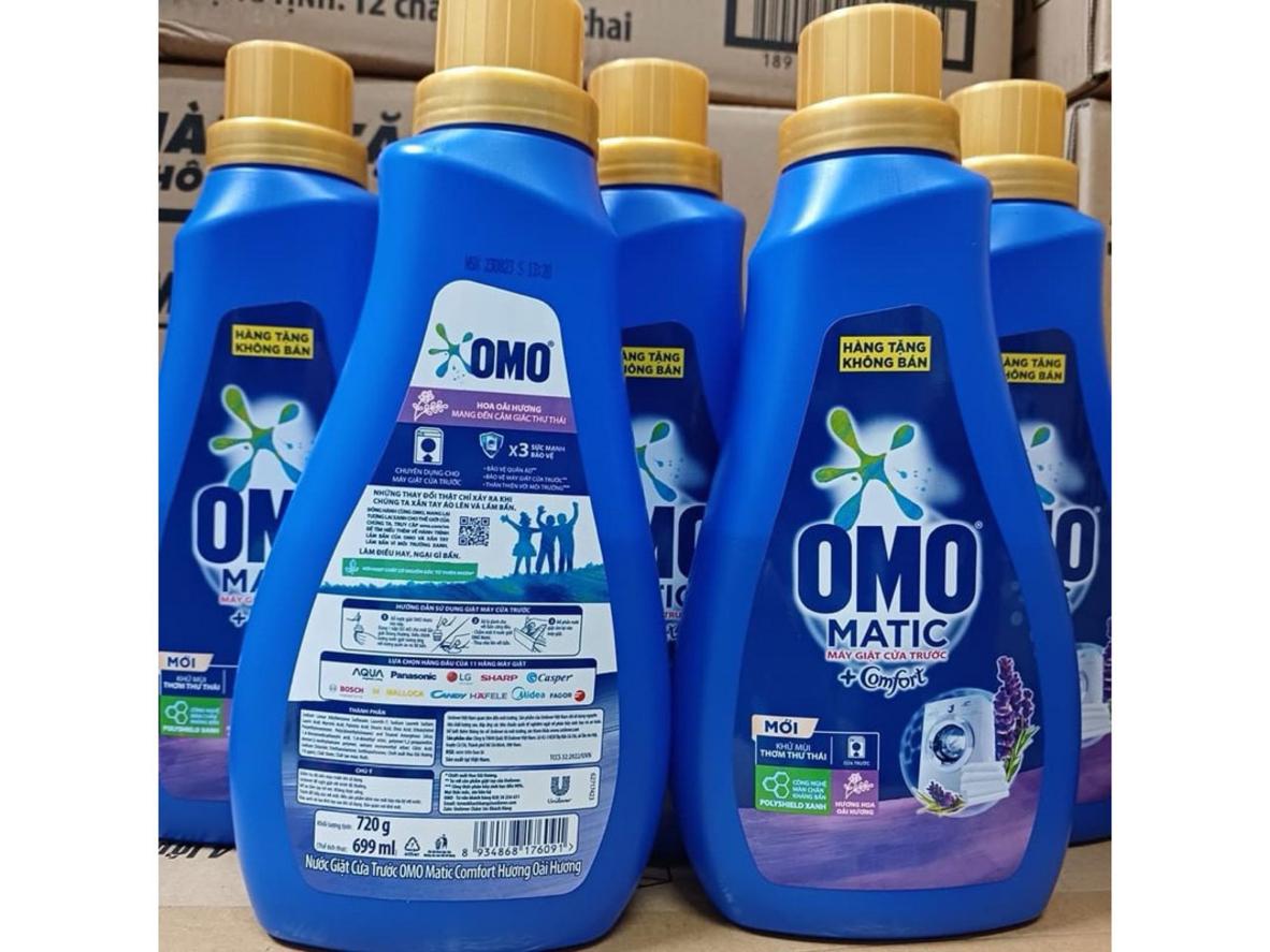 Tổng quan Nước giặt Omo Matic cửa trước