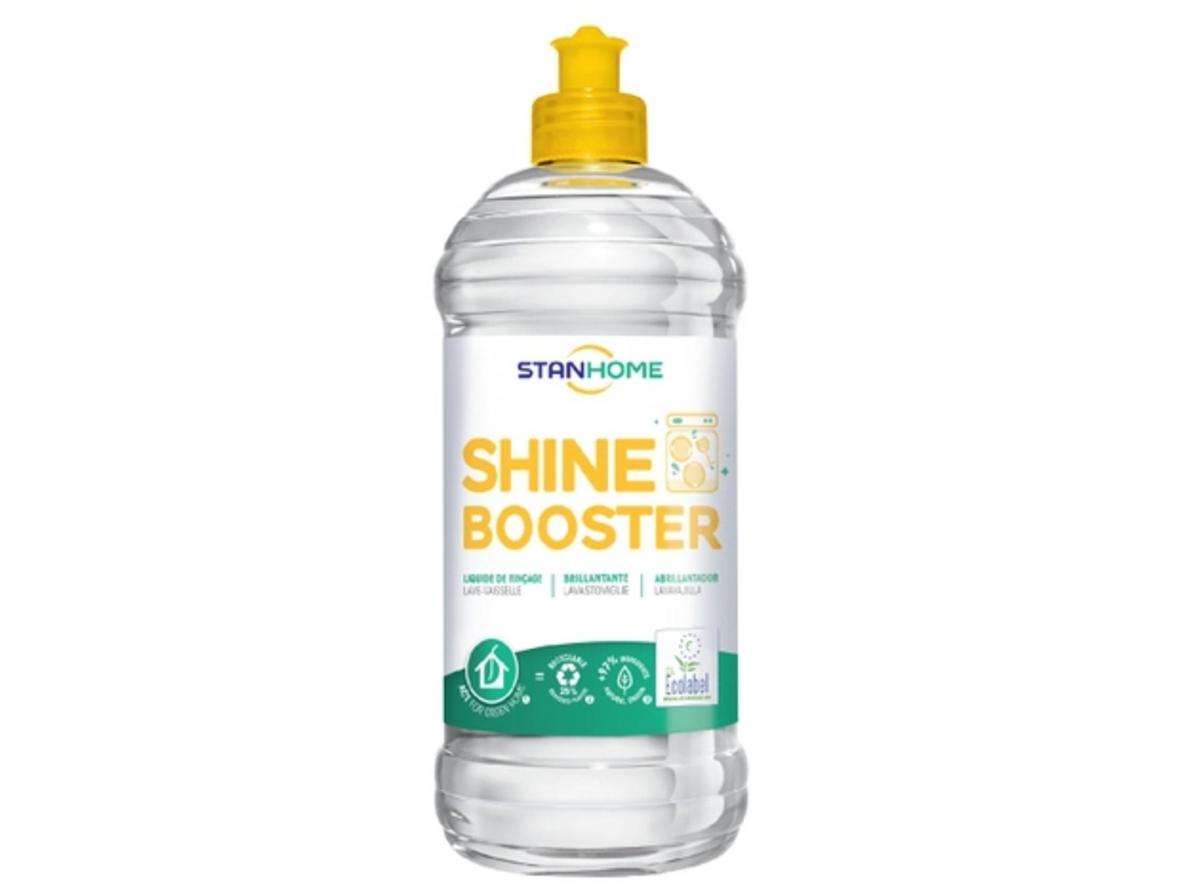 Tổng quan Nước làm bóng, trợ xả cho máy rửa bát Shine Booster Stanhome tiêu chuẩn Ecolabel Châu Âu 750ml