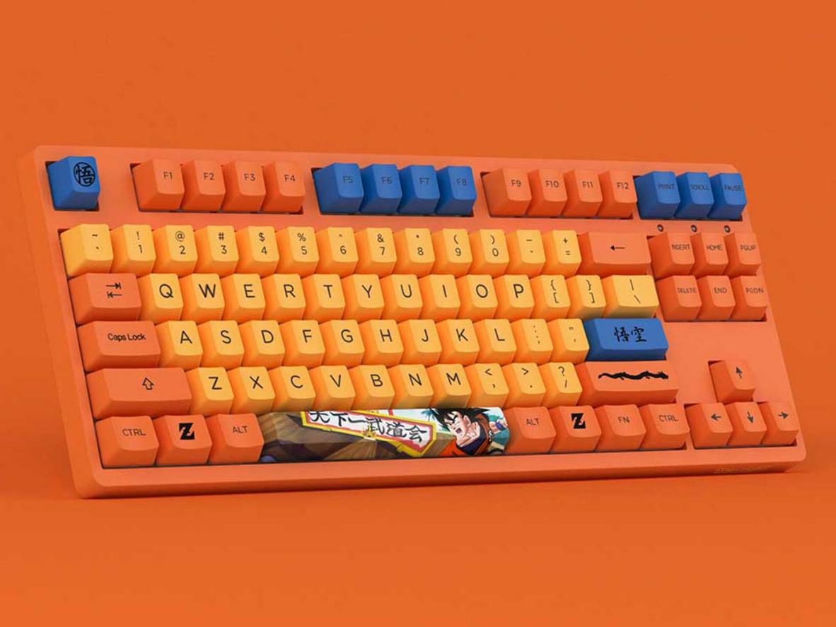 Keycap PBT Dye‑Sub chống mòn; foam PCB giảm vang tạo âm 'thock'.