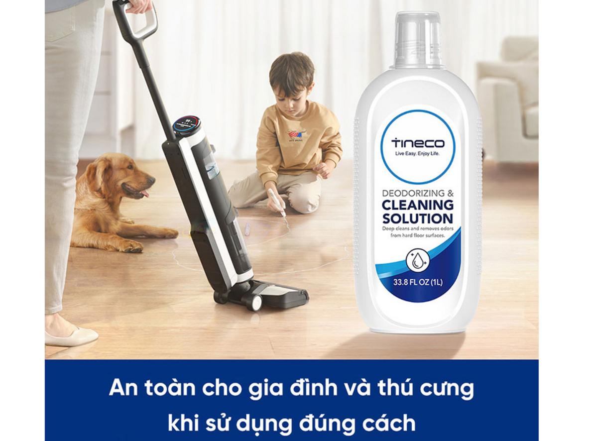 Hướng dẫn pha loãng 1:40 cho máy Tineco.