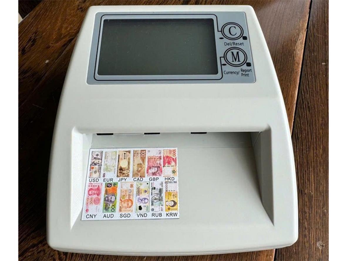 Cảm biến UV/MG/IR/CIS và AI giúp phát hiện tiền giả